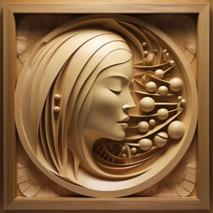 نموذج ثلاثي الأبعاد لآلة CNC 3D Art 